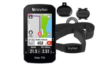 Bryton Rider 750T Bundle GPS cyklopočítač a navigace